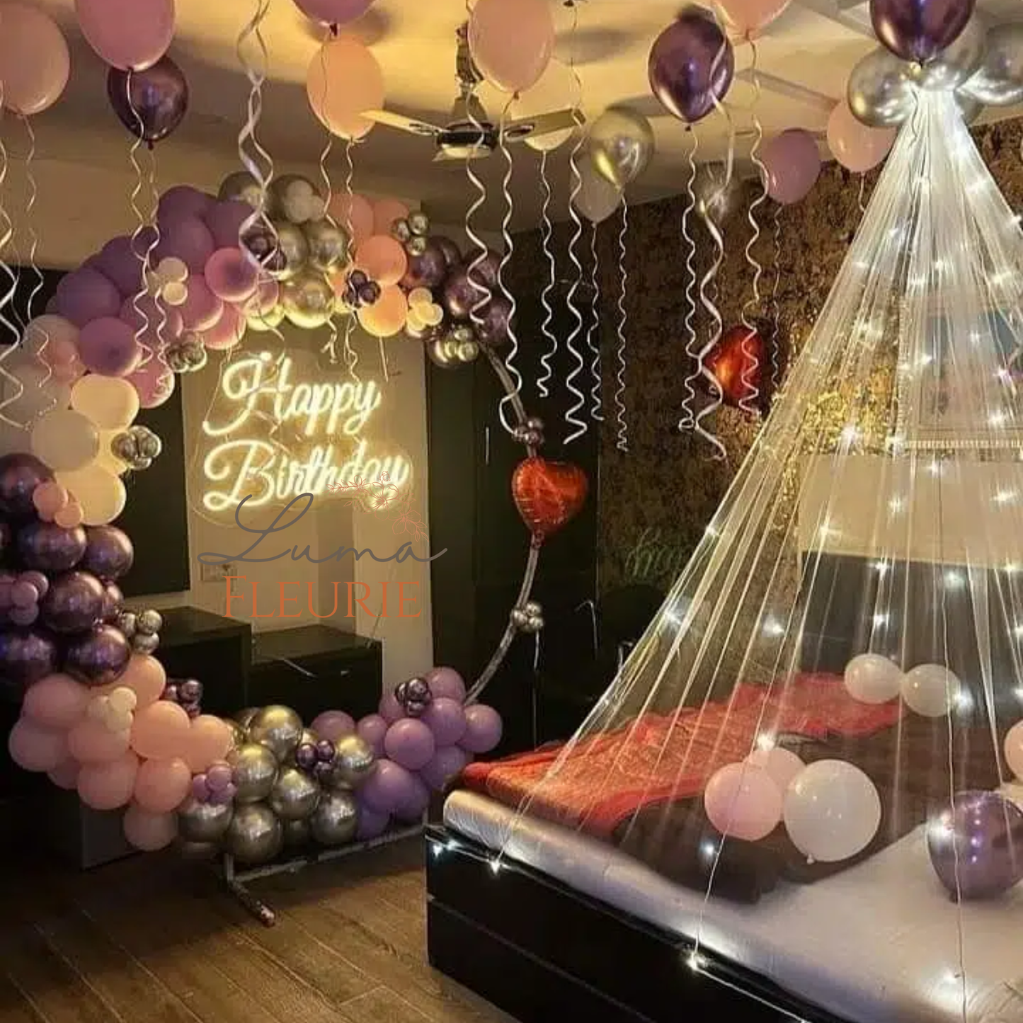 Birthday Party Decor Services by Luma Fleurie