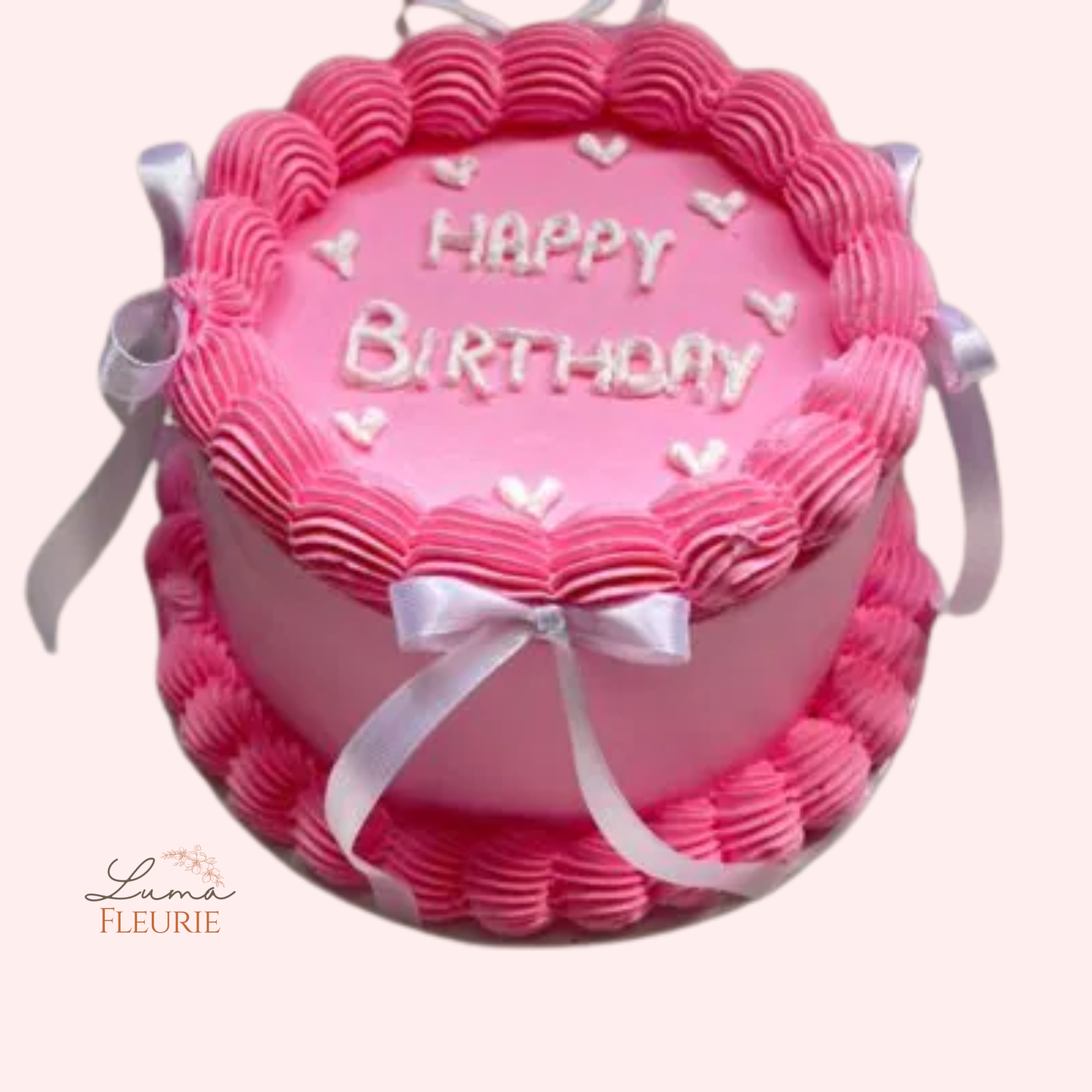 Sweetheart Pink Ribbon Celebration Bake