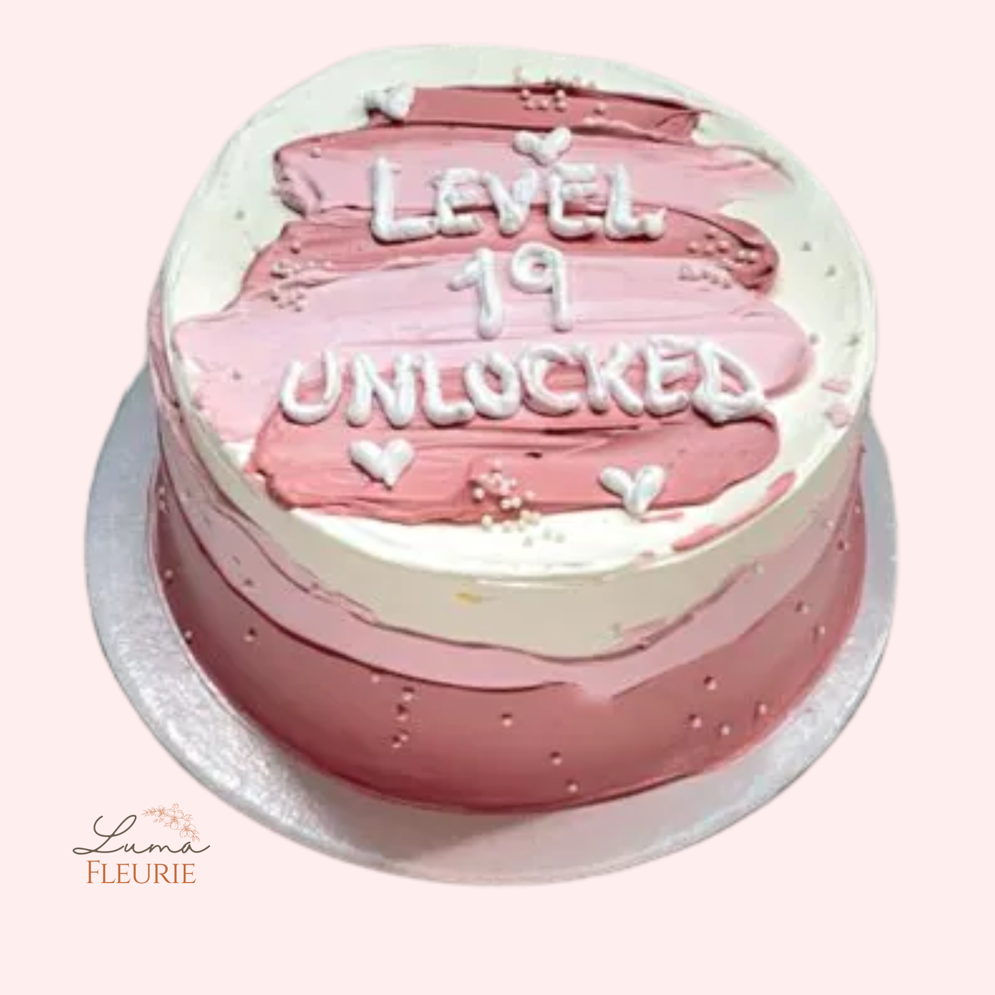 Dusty Rose Level Unlocked Celebration Bake