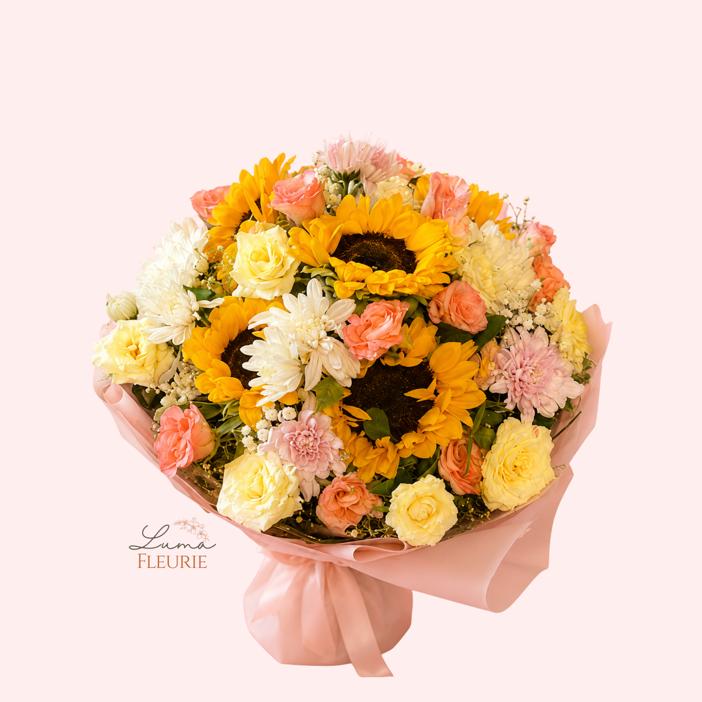Golden Blossom Mixed Bouquet
