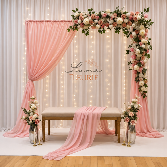 Enchanted Blush Floral Lounge Setup