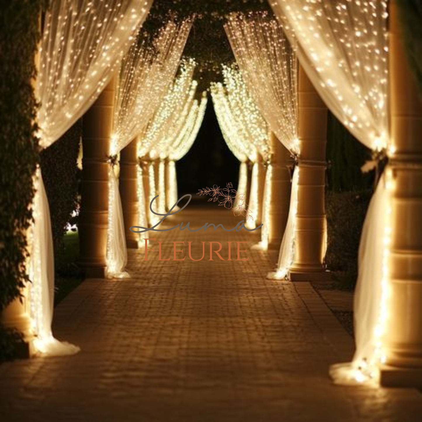 Enchanted Fairy Light Entrance Walkway