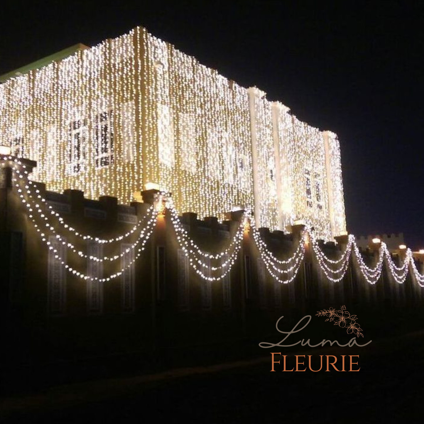 Luxury House Façade Fairy Light Decoration
