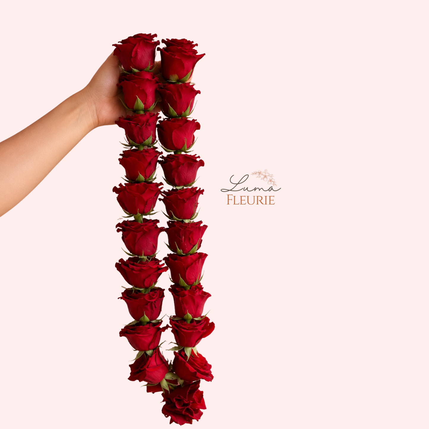 Classic Red Rose Mala