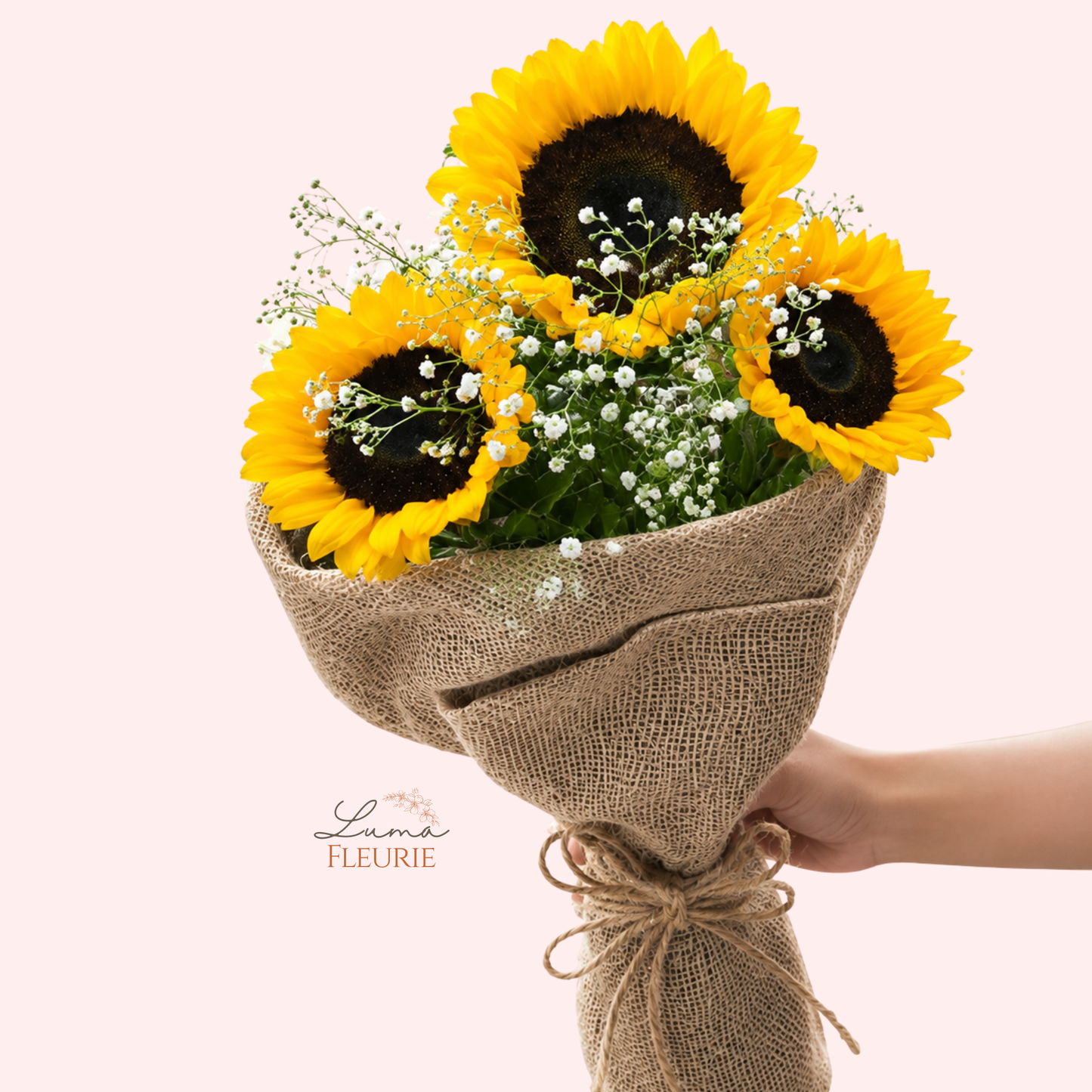 Rustic Sunshine Sunflower Bouquet