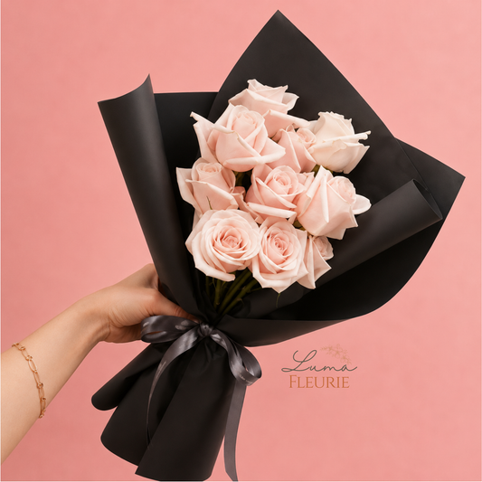 Blush Elegance Rose Bouquet