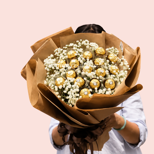 Golden Ferrero Delight Bouquet