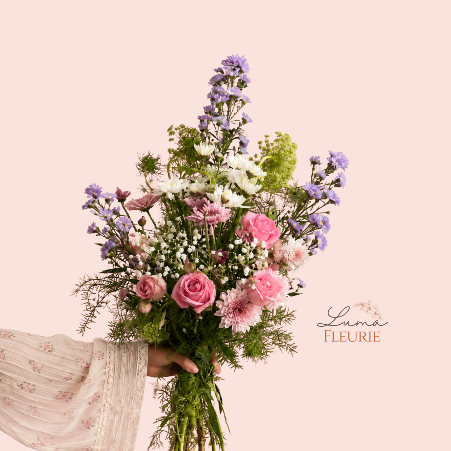 Enchanted Garden Wildflower Hand-Tied Bouquet